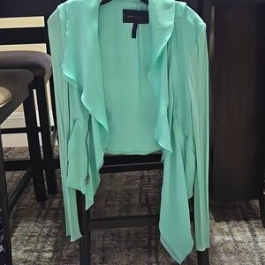 BCBG Cardigan Lime Green Size Medium